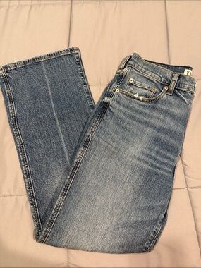 Women's Wide-Leg Flare Jeans in Blue Denim